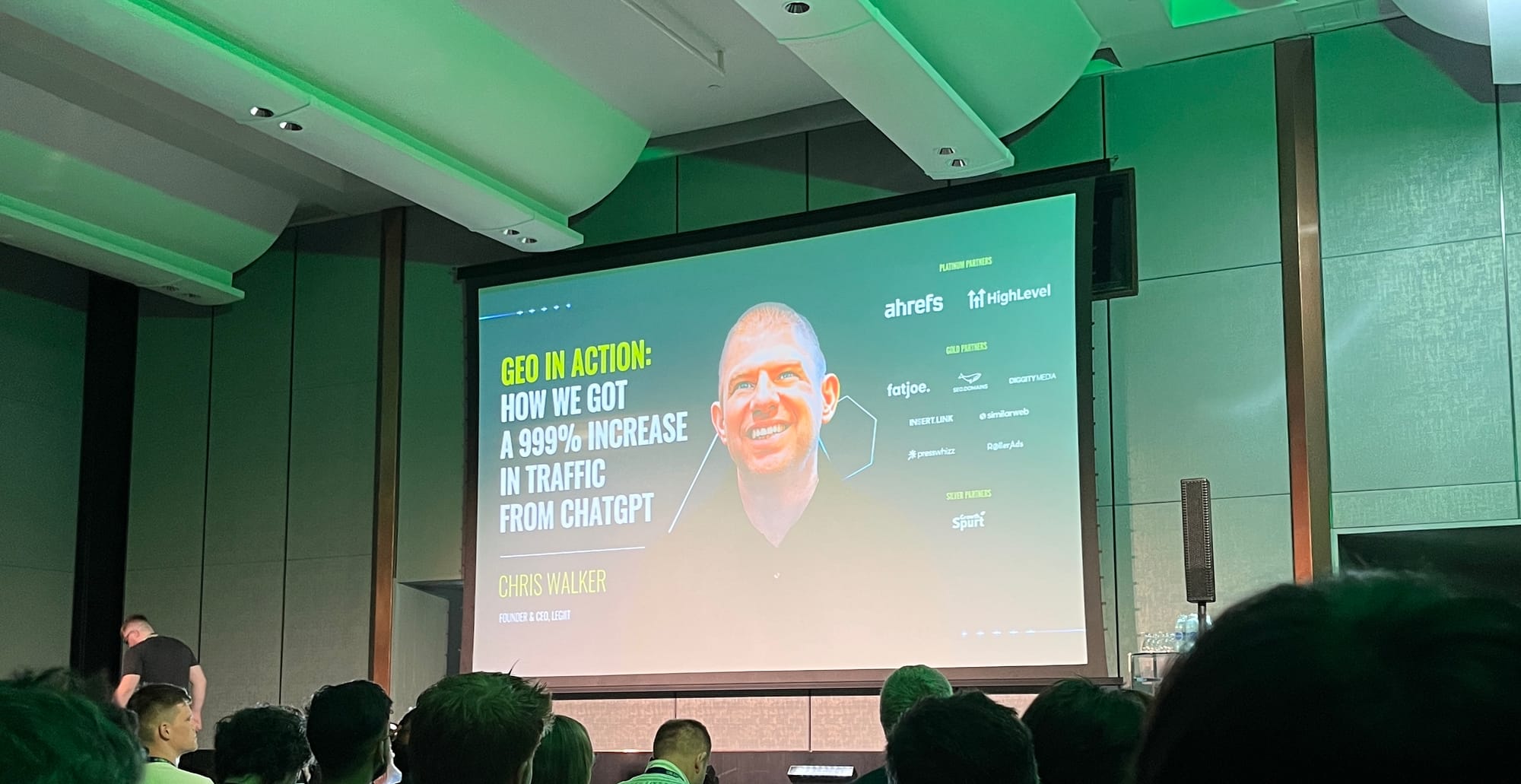 #CMSEO2025 Day 1 Workshop: GEO in Action: How We Got A 999% Increase In Traffic from ChatGPT